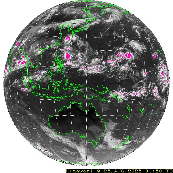 Heavy Rain Satellite Image