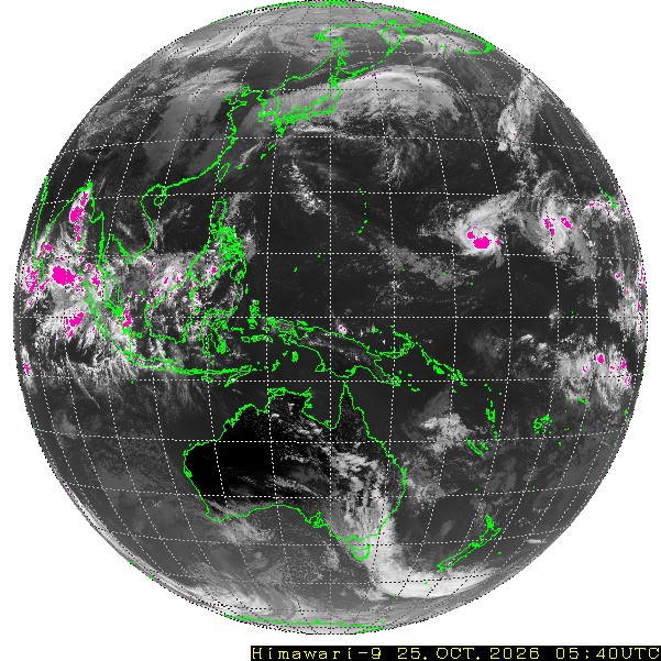 Heavy Rain Satellite Image