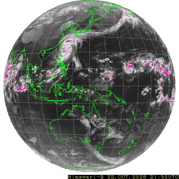 Heavy Rain Satellite Image